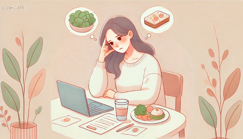 【失敗体験談】炭水化物抜きダイエットの罠！？頭が働かず仕事も危機一髪の顛末記